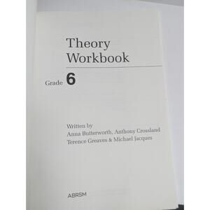 ABRSM Theory Workbook Grade 6 - Music Theory Exam Prep - Butterworth